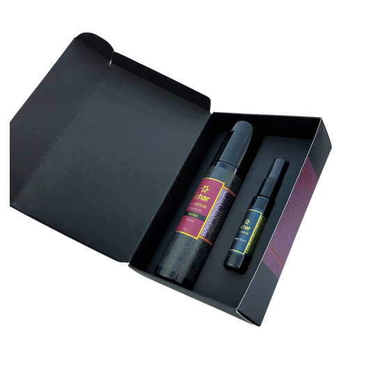 Estuche IZHAR Splash Alia Noir de 150ml con Carry-on mini de 20ml