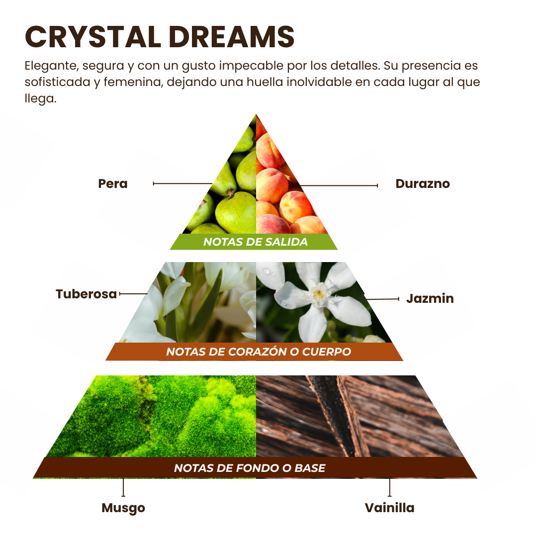 Pirámide olfativa Crystal Dreams