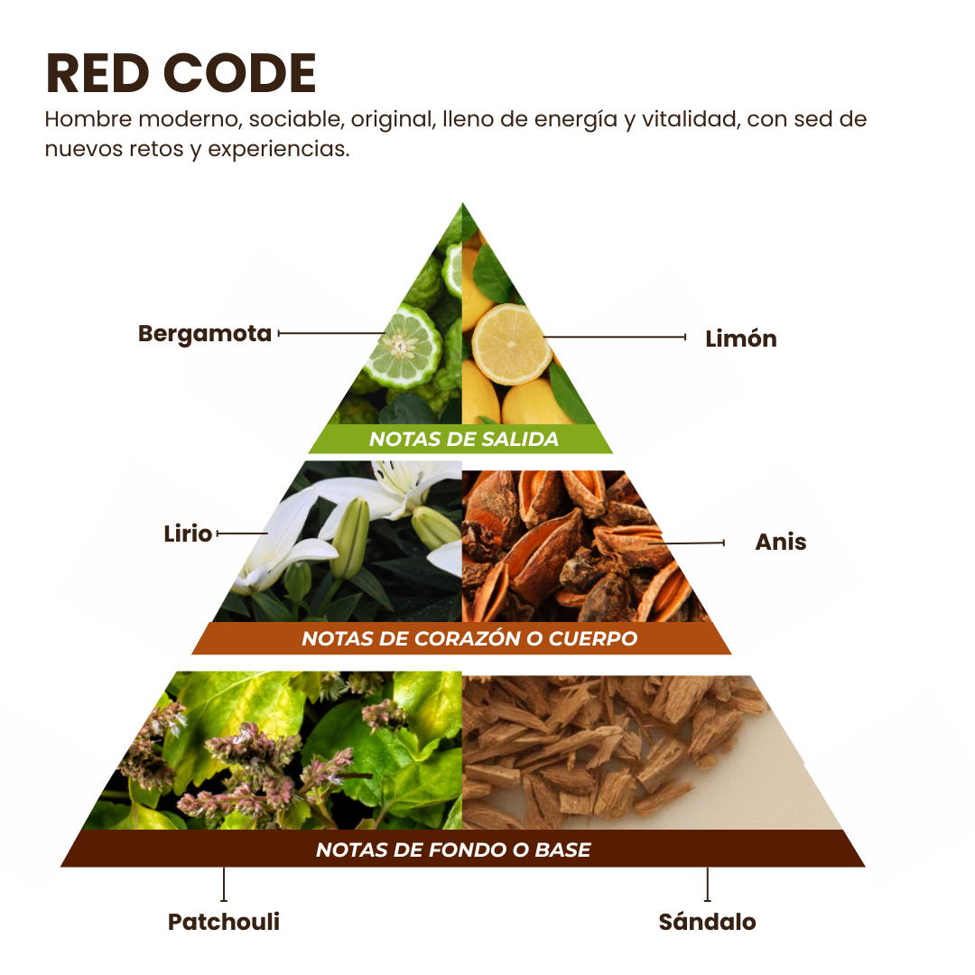 Pirámide olfativa Red Code