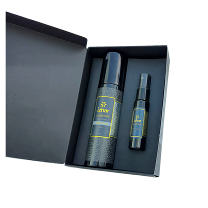 Estuche IZHAR Splash Sultan Spice de 150ml con Carry-on mini de 20ml