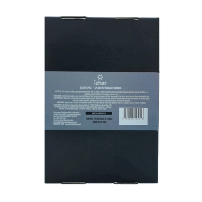 Estuche IZHAR Splash Sultan Spice de 150ml con Carry-on mini de 20ml