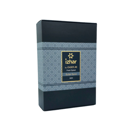 Estuche IZHAR Splash Sultan Spice de 150ml con Carry-on mini de 20ml
