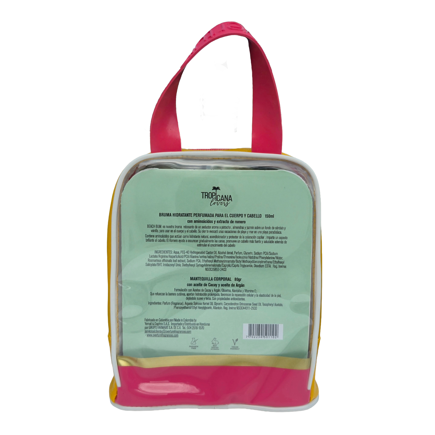 Bolso Playero BEACH BUM con Perfume Capilar 150ml y Mantequilla 80gr