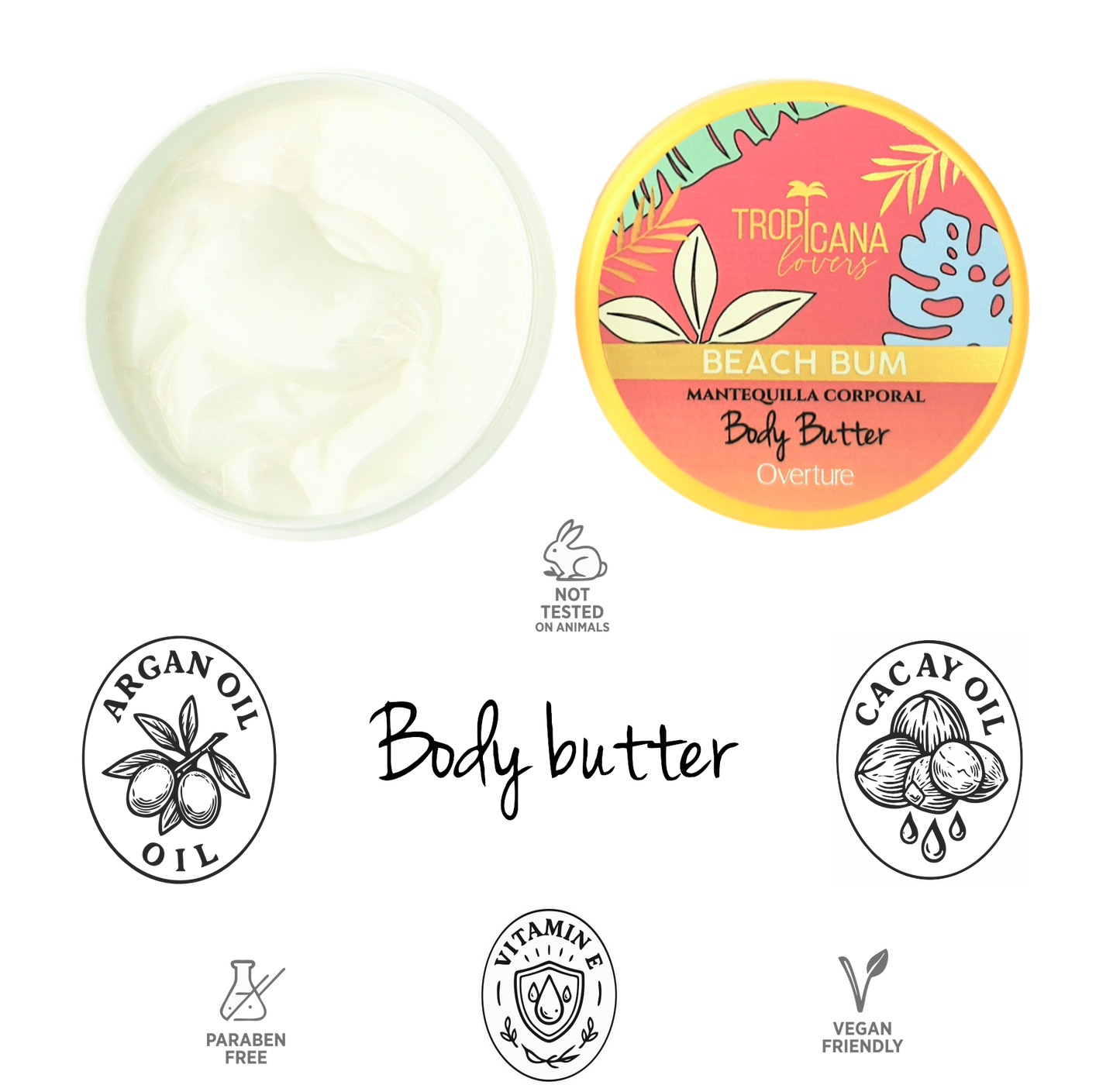 Bolso Playero BEACH BUM con Perfume Capilar 150ml y Mantequilla 80gr